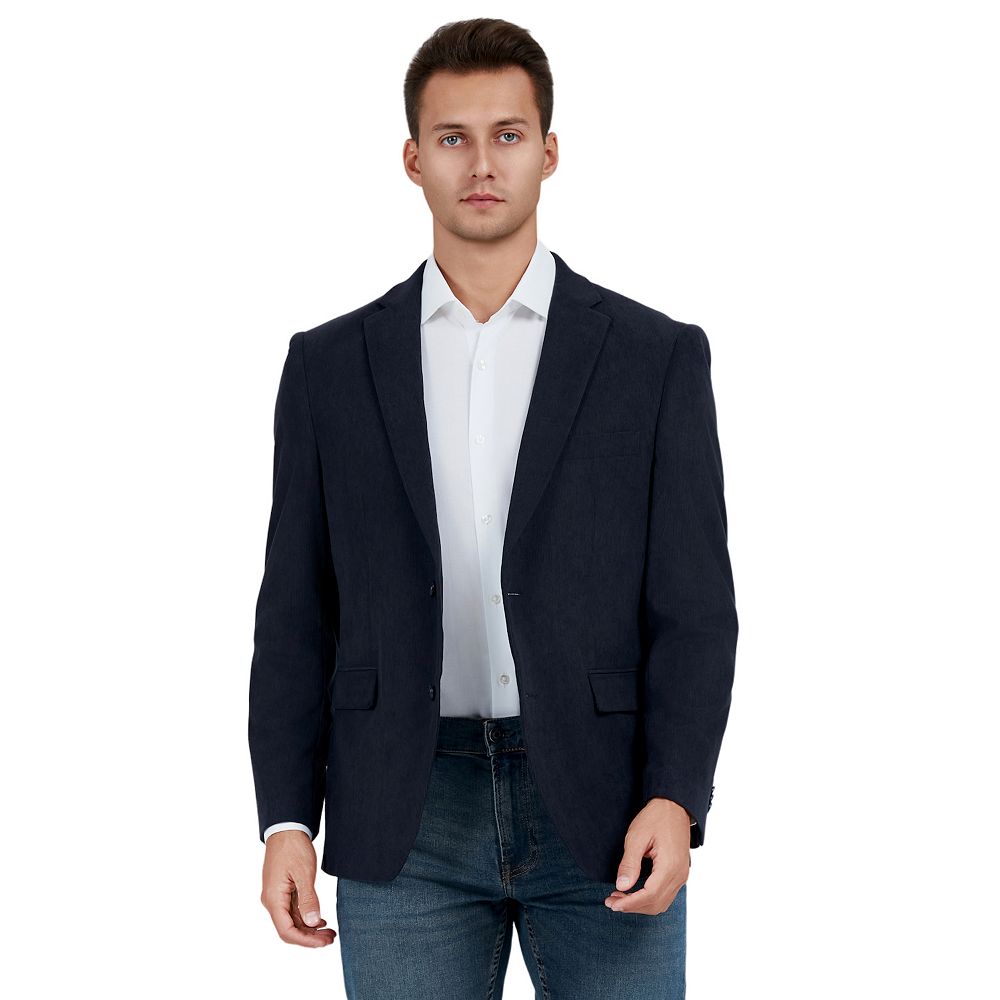 37750-Black Casual Sport Coat Men'S Corduroy Fashion Jacket main image 1