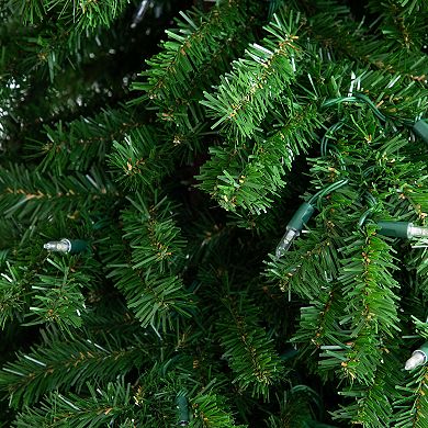 nearly natural 7-ft. Holiday Green Santa’s Hat Christmas Tree