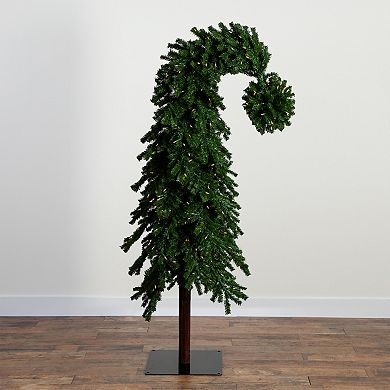 nearly natural 7-ft. Holiday Green Santa’s Hat Christmas Tree
