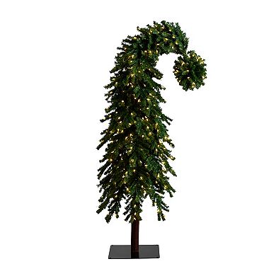 nearly natural 7-ft. Holiday Green Santa’s Hat Christmas Tree