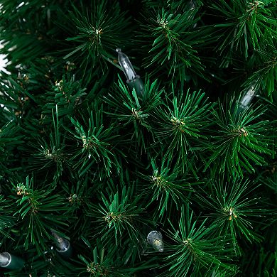 nearly natural 7-ft. Pre-Lit Artificial Cactus Christmas Tree