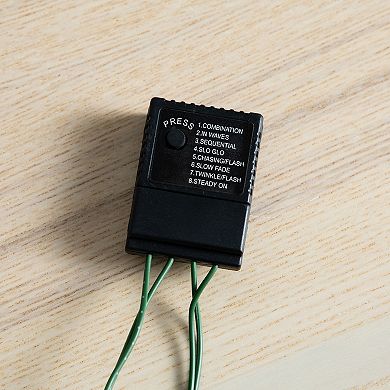 nearly natural 7-ft. Pre-Lit Artificial Cactus Christmas Tree