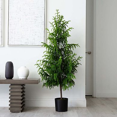 nearly natural 5-ft. Artificial Norfolk Pine Tree