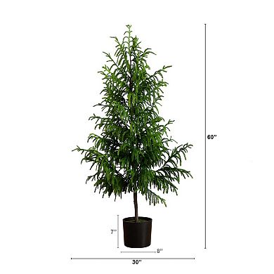 nearly natural 5-ft. Artificial Norfolk Pine Tree
