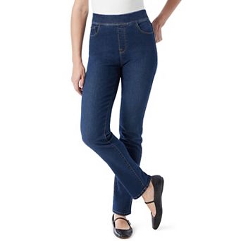 Petite Gloria Vanderbilt Amanda Pull-On Jeans