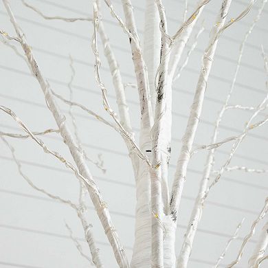 nearly natural 3-ft. Pre-Lit Artificial White Birch Tree