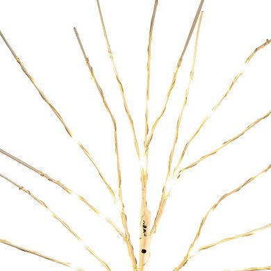 nearly natural 24-in. Pre-Lit Artificial White Birch Branches 2-piece Set