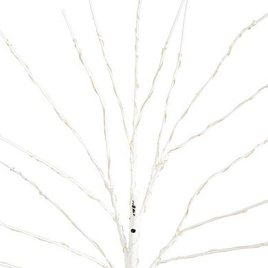nearly natural 24-in. Pre-Lit Artificial White Birch Branches 2-piece Set