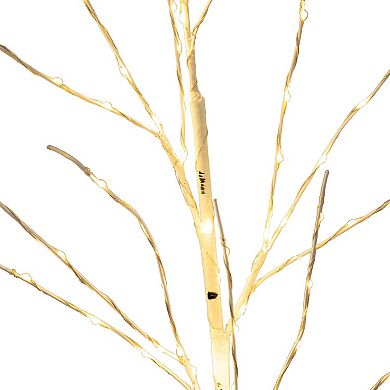 nearly natural 36-in. Pre-Lit Artificial White Birch Branches 2-piece Set