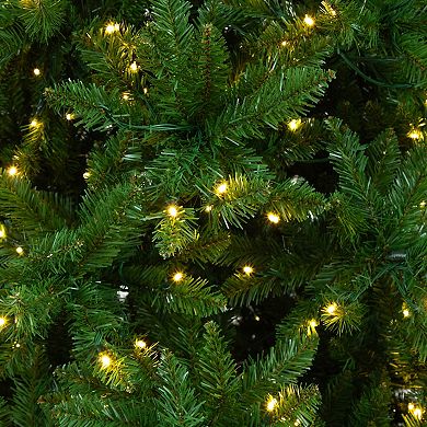 nearly natural 15-ft. Artificial Slim Green Mountain Pine Christmas Tree