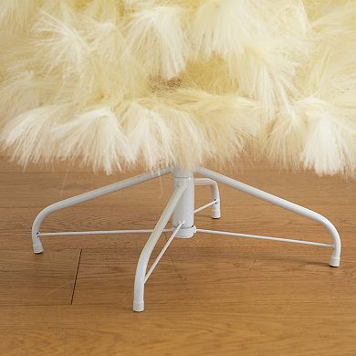 nearly natural 4-ft. Artificial Off-White Pampas Grass Christmas Tree