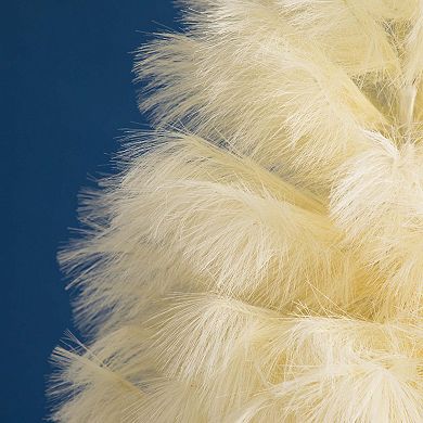 nearly natural 4-ft. Artificial Off-White Pampas Grass Christmas Tree