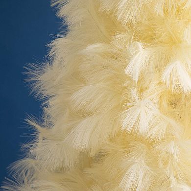 nearly natural 6-ft. Artificial Off-White Pampas Grass Christmas Tree