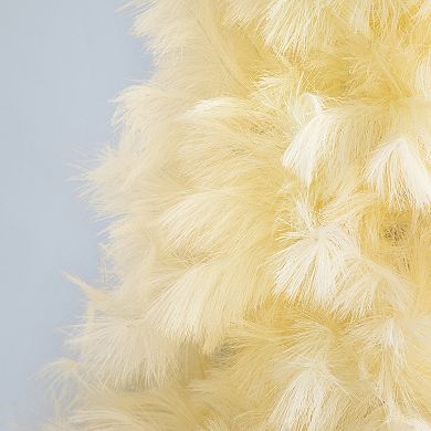 nearly natural 6-ft. Artificial Off-White Pampas Grass Christmas Tree