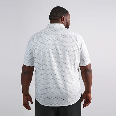 Big & Tall Haggar® Performance Short Sleeve Button-Down Shirt