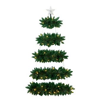 nearly natural 5-ft. Artificial Wall Hanging Christmas Tree