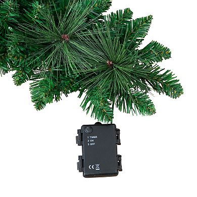 nearly natural 5-ft. Artificial Wall Hanging Christmas Tree