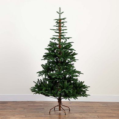 nearly natural 6-ft. Pre-Lit Artificial Idaho Mixed Fir Christmas Tree