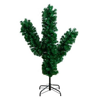 nearly natural 4-ft. Artificial Cactus Christmas Tree