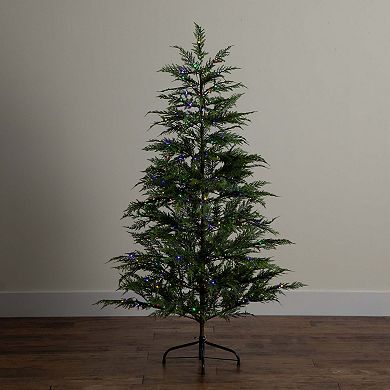 nearly natural 5-ft. Pre-Lit Artificial Park City Pine Christmas Tree