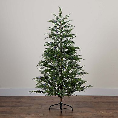 nearly natural 5-ft. Pre-Lit Artificial Park City Pine Christmas Tree