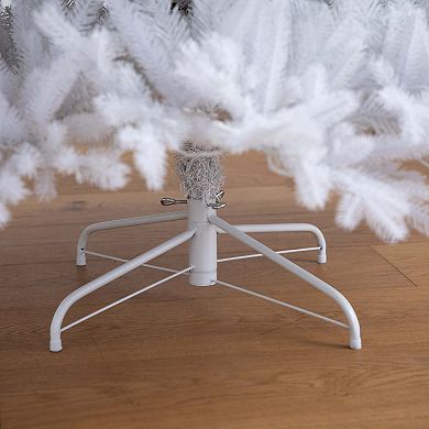 nearly natural 7-ft. Pre-Lit Artificial White California Spruce Christmas Tree