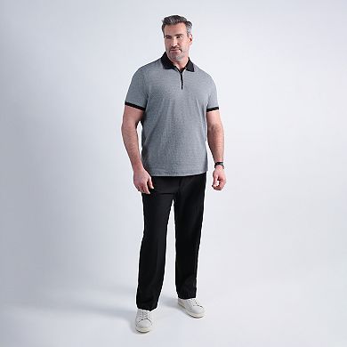 Big & Tall Haggar® Premium Comfort Houndstooth Polo