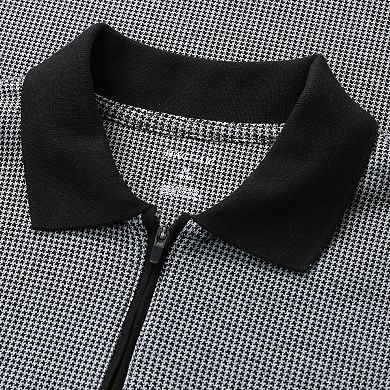 Big & Tall Haggar® Premium Comfort Houndstooth Polo