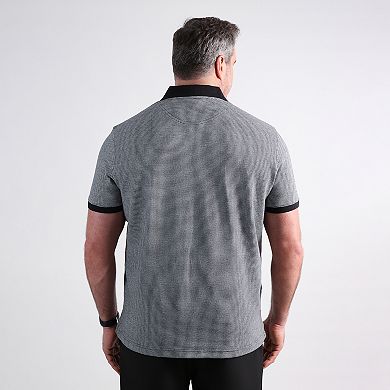 Big & Tall Haggar® Premium Comfort Houndstooth Polo