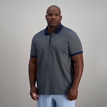 Big & Tall Haggar® Premium Comfort Houndstooth Polo