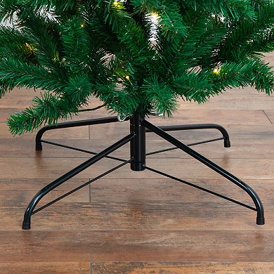 nearly natural 8-ft. Pre-Lit Artificial Holiday Green Christmas Pine Archway