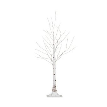 nearly natural 3-ft. Pre-Lit Artificial White Birch Tree