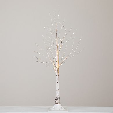 nearly natural 3-ft. Pre-Lit Artificial White Birch Tree