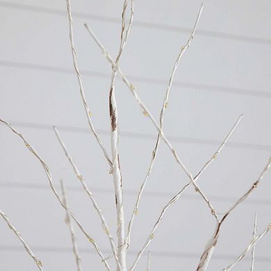 nearly natural 3-ft. Pre-Lit Artificial White Birch Tree