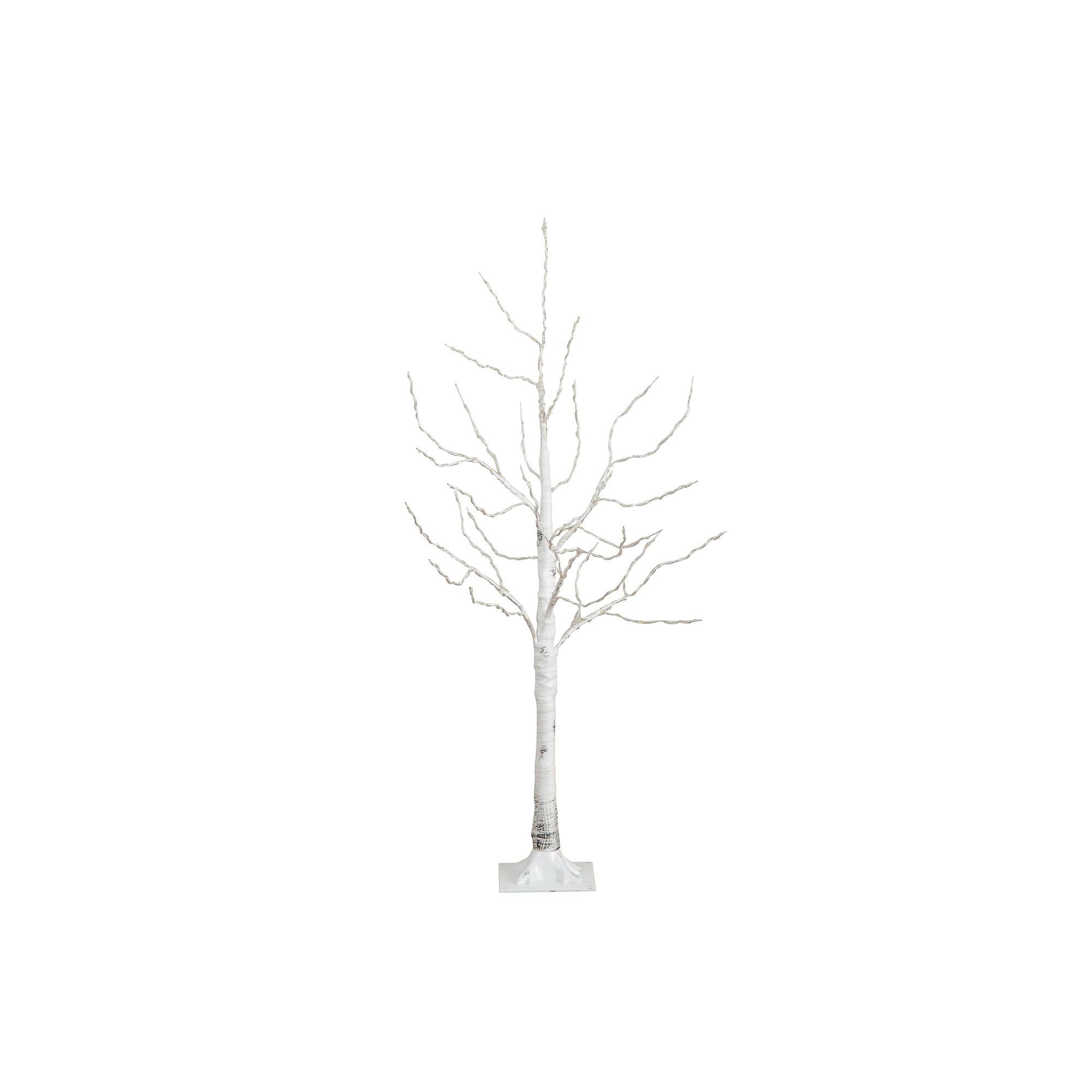 nearly natural 4-ft. Pre-Lit Artificial White Birch Tree