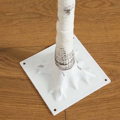 nearly natural 4-ft. Pre-Lit Artificial White Birch Tree