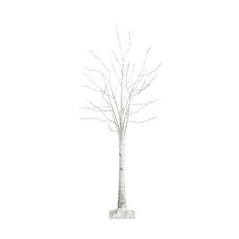 nearly natural 5-ft. Pre-Lit Artificial White Birch Tree