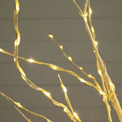 nearly natural 5-ft. Pre-Lit Artificial White Birch Tree