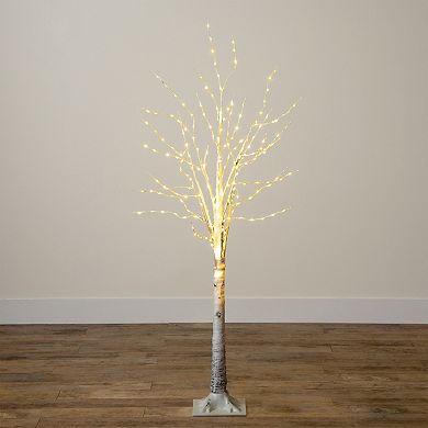 nearly natural 5-ft. Pre-Lit Artificial White Birch Tree