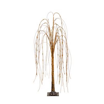 nearly natural 4-ft. Pre-Lit Artificial Willow Tree