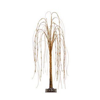 nearly natural 4-ft. Pre-Lit Artificial Willow Tree