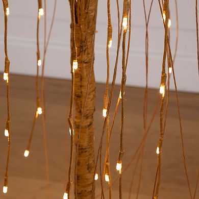 nearly natural 4-ft. Pre-Lit Artificial Willow Tree