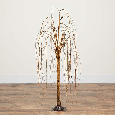 nearly natural 4-ft. Pre-Lit Artificial Willow Tree