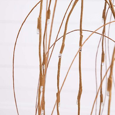 nearly natural 4-ft. Pre-Lit Artificial Willow Tree