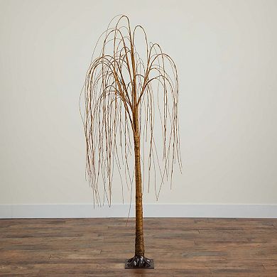 nearly natural 6-ft. Pre-Lit Artificial Willow Tree