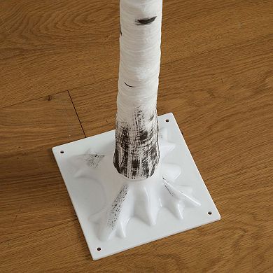 nearly natural 6-ft. Pre-Lit Artificial White Birch Tree with Base