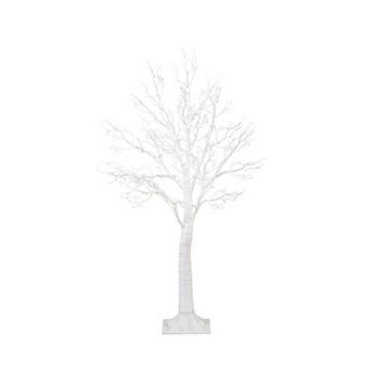 nearly natural 4-ft. Pre-Lit Artificial White Twig Tree