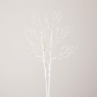 nearly natural 35-in. Pre-Lit Artificial White Birch Branches 2-piece Set