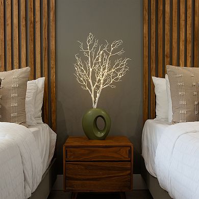 nearly natural 35-in. Pre-Lit Artificial White Birch Branches 2-piece Set