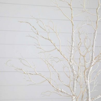 nearly natural 35-in. Pre-Lit Artificial White Birch Branches 2-piece Set